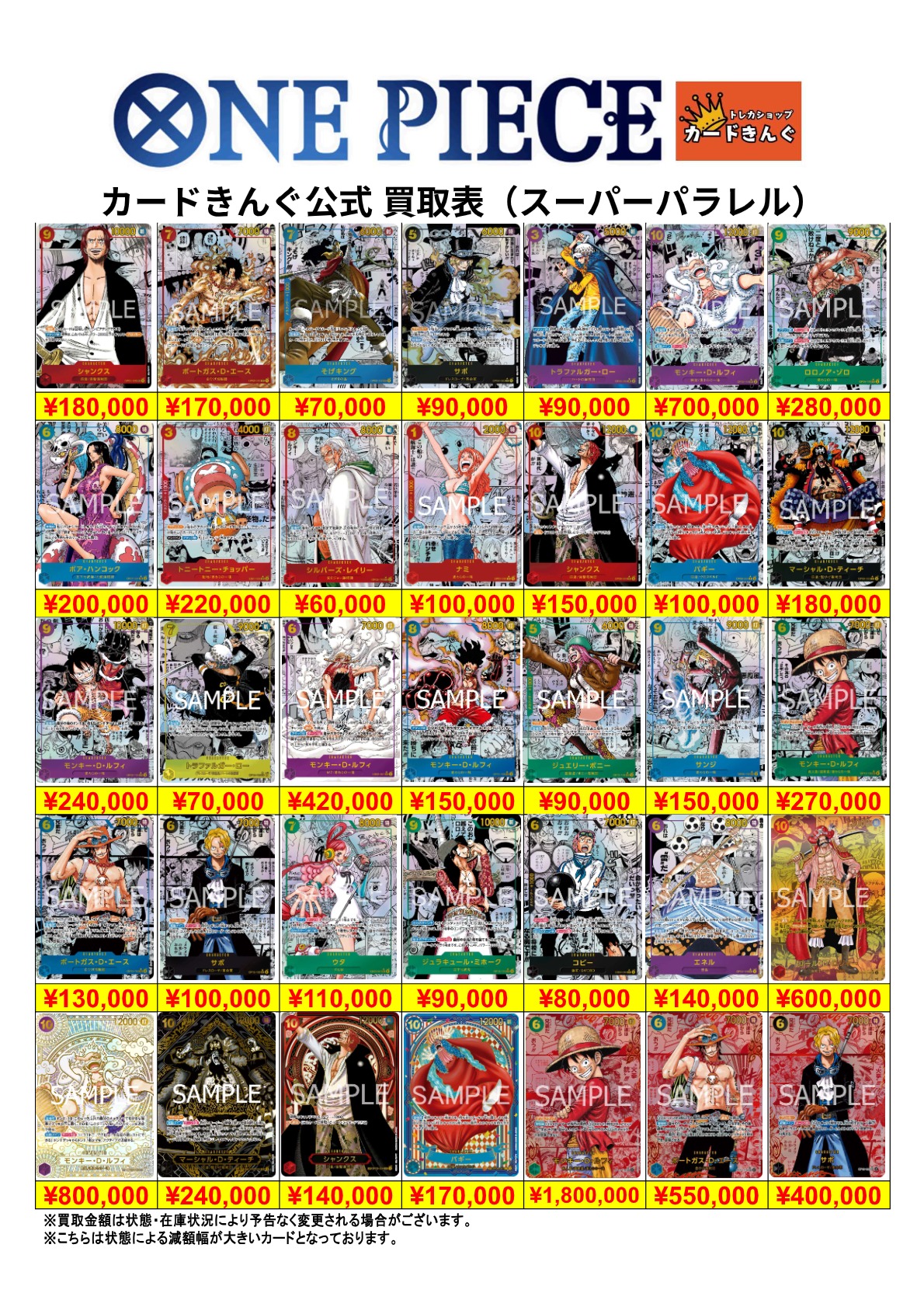 ワンピース – スーパーパラレル